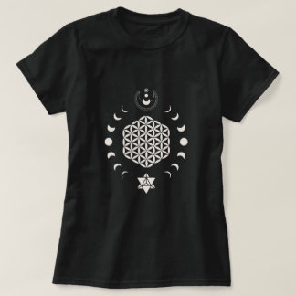 Flower of Life Spiritual Symbol  T-Shirt