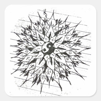 Flower of Life Square Sticker