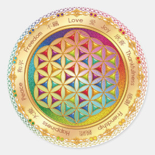 Flower of Life Sticker - ORIGINAL Design by Lilyas