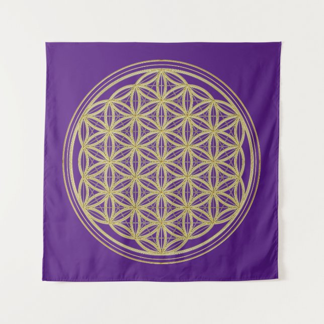 flower of life tapestry (Front)