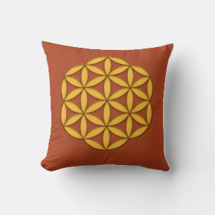 Flower of Life Throw Pillow