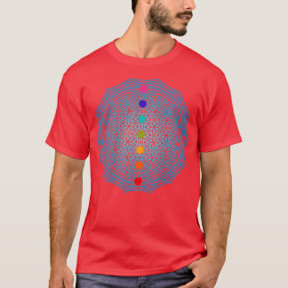 Flower of life turquoise 2 T-Shirt