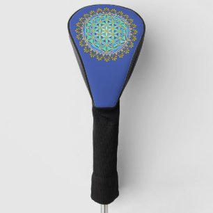 Flower Of Life - Vintage Blossom Ornaments 1 Golf Head Cover
