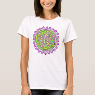 Flower Of Life - Vintage Blossom Ornaments 2 T-Shirt