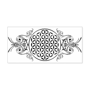 Flower Of Life - vintage ornaments 1 Self-inking Stamp