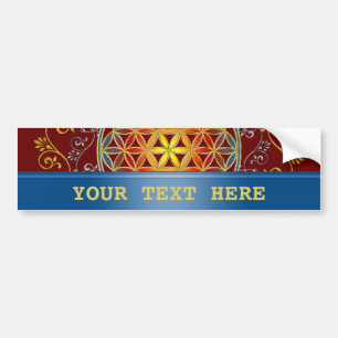 Flower Of Life - Vintage Ornaments Mandala 1 Bumper Sticker