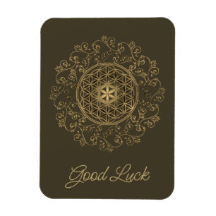 Flower Of Life - Vintage Ornaments Mandala 2 Magnet