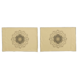 Flower Of Life - Vintage Ornaments Mandala 2 Pillowcase