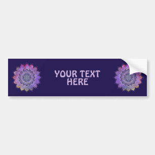 Flower Of Life - Vintage Style Galaxy Space 1 Bumper Sticker