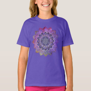 Flower Of Life - Vintage Style Galaxy Space 1 T-Shirt