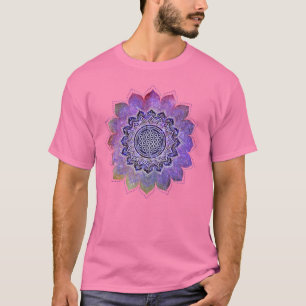 Flower Of Life - Vintage Style Galaxy Space 1 T-Shirt
