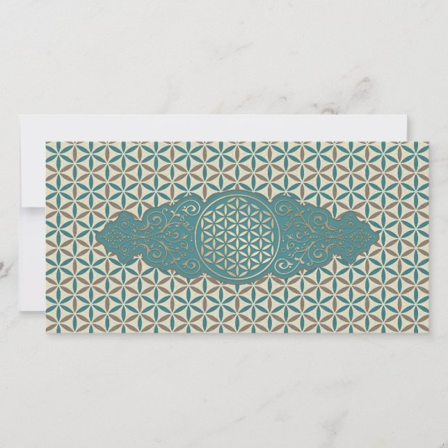 Flower Of Life - vintage X stamp pattern (Front)