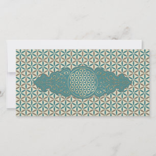 Flower Of Life - vintage X stamp pattern