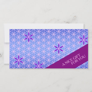 FLOWER OF LIFE - violet pink pattern