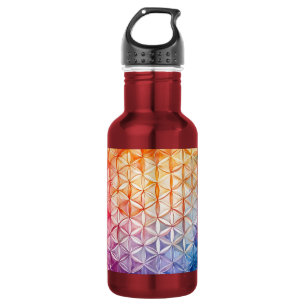 Flower of Life - Watercolor Painting 532 Ml Water Bottle
