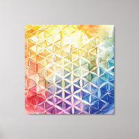 Flower of Life - Watercolor Painting