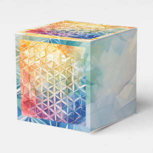 Flower of Life - Watercolor Painting Favour Box