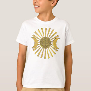 Flower Of Life with Moon T-Shirt
