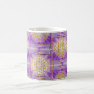FLOWER OF LIFE - Yantra seamless pattern Coffee Mug