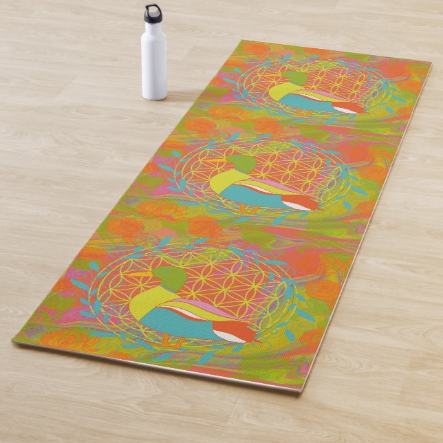 Flower of life yoga mat (In Situ)