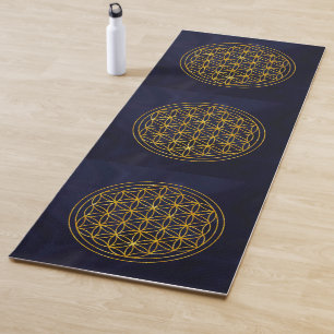 flower of life yoga mat