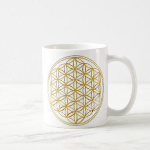 Flower Of Live / gold & silver Coffee Mug