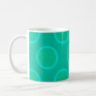 Flower Of Live - sun - seamless pattern 2 Coffee Mug