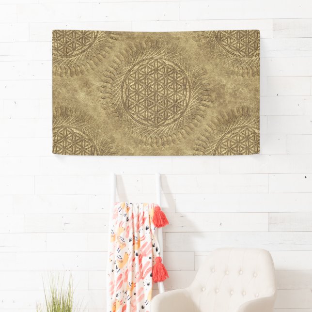 Flower Of Live - sun - seamless pattern 4 Banner (Insitu)