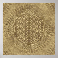 Flower Of Live - sun - seamless pattern 4