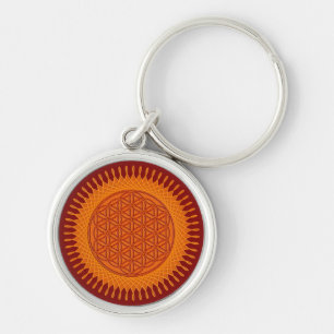 Flower Of Live / sunny design Key Ring
