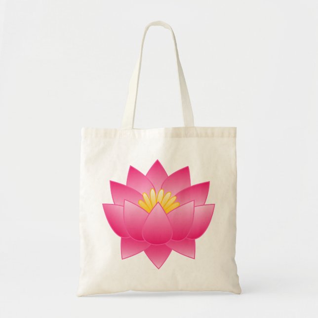 flower of lotus tote bag (Front)