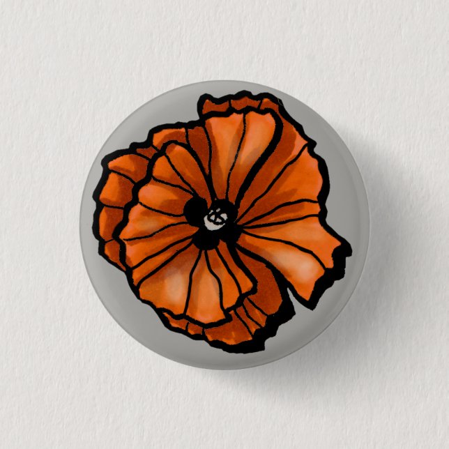Flower of Primavera 3 Cm Round Badge (Front)