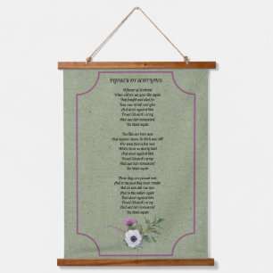 Flower of Scotland Lyrics  Hanging Tapestry