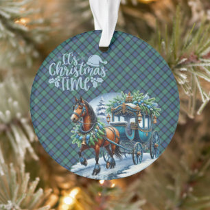 Flower of Scotland Scottish Tartan Christmas Ornament