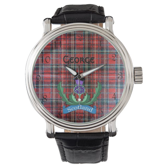 `Flower of Scotland' Wrist Watch (Front)