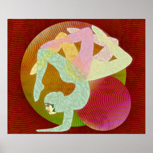 Flower of Yoga Poster