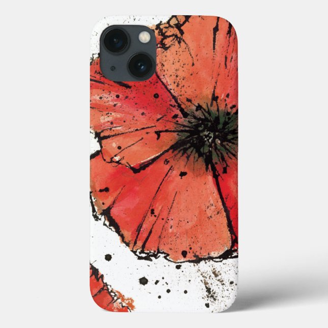 Flower on a White Background Case-Mate iPhone Case (Back)