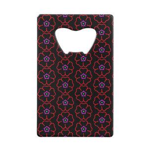 Flower on Black Background Personalised Custom