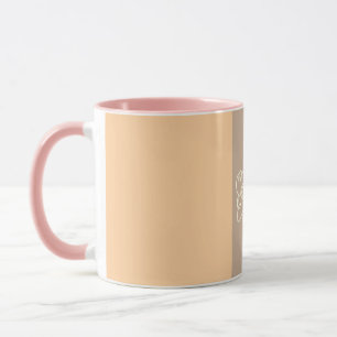 flower paint mug