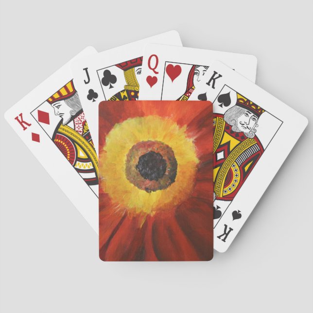 Flower Painting Classic Playing Cards (Back)