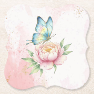 Flower Paper Coaster
