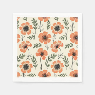 Flower Paper & Party Napkins 