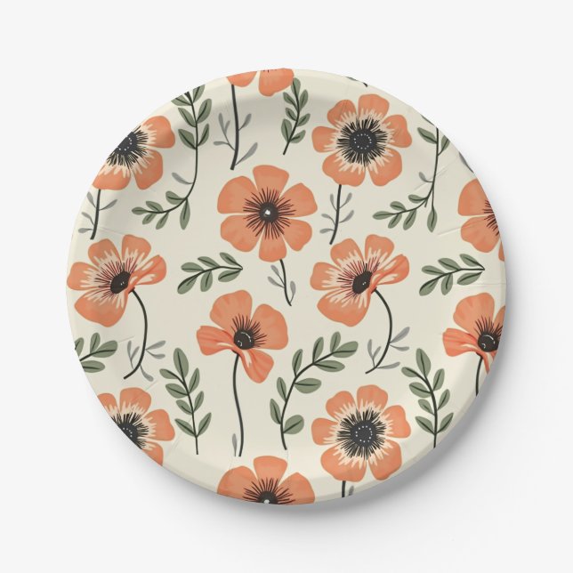 Flower Paper & Party Plates (Front)