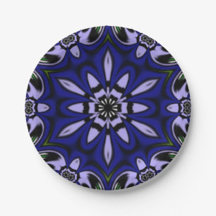 flower paper plate