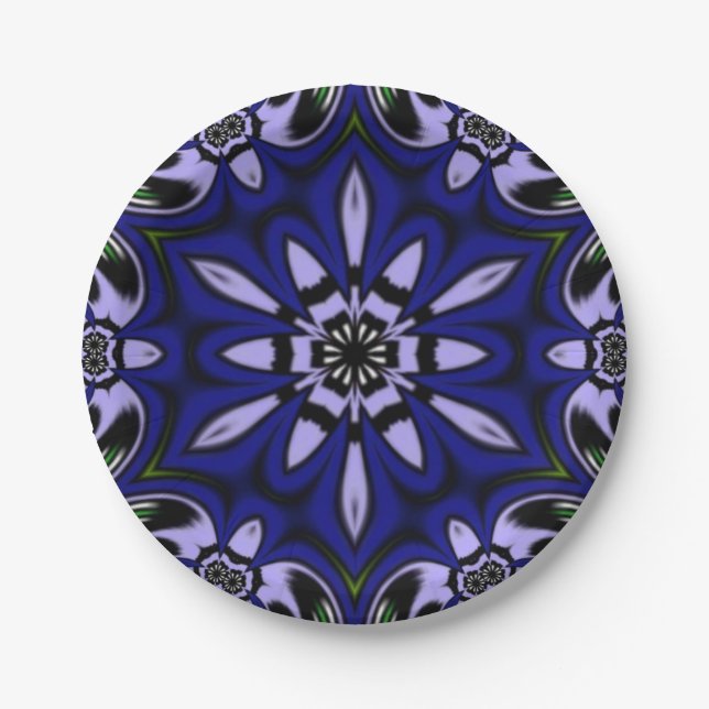 flower paper plate (Front)