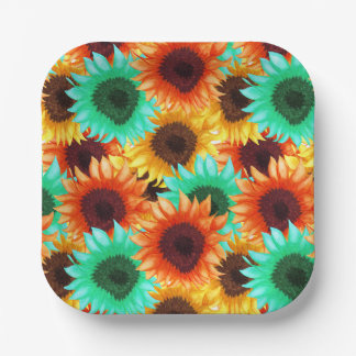 Flower Paper plate