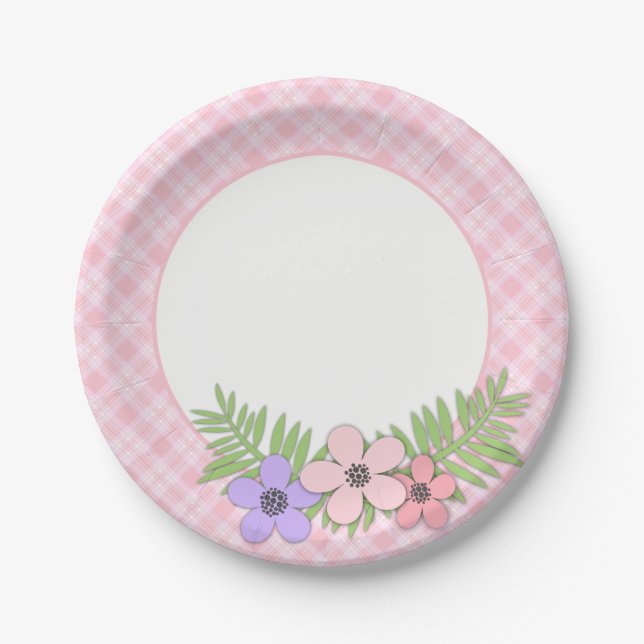 Flower Paper Plate (Front)