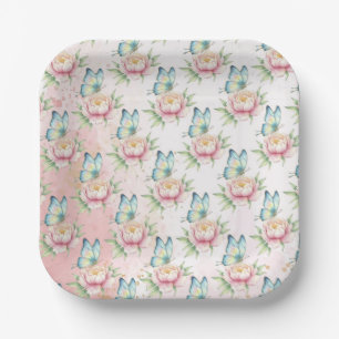 Flower Paper Plate