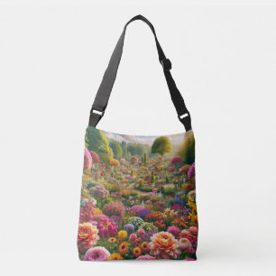 Flower Paradise Garden Art Crossbody Bag