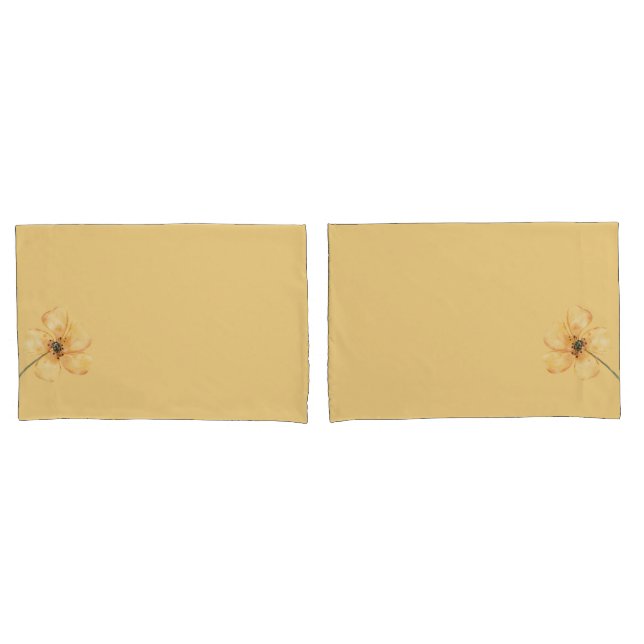 Flower paradise yellow pair cases (Front-Set)